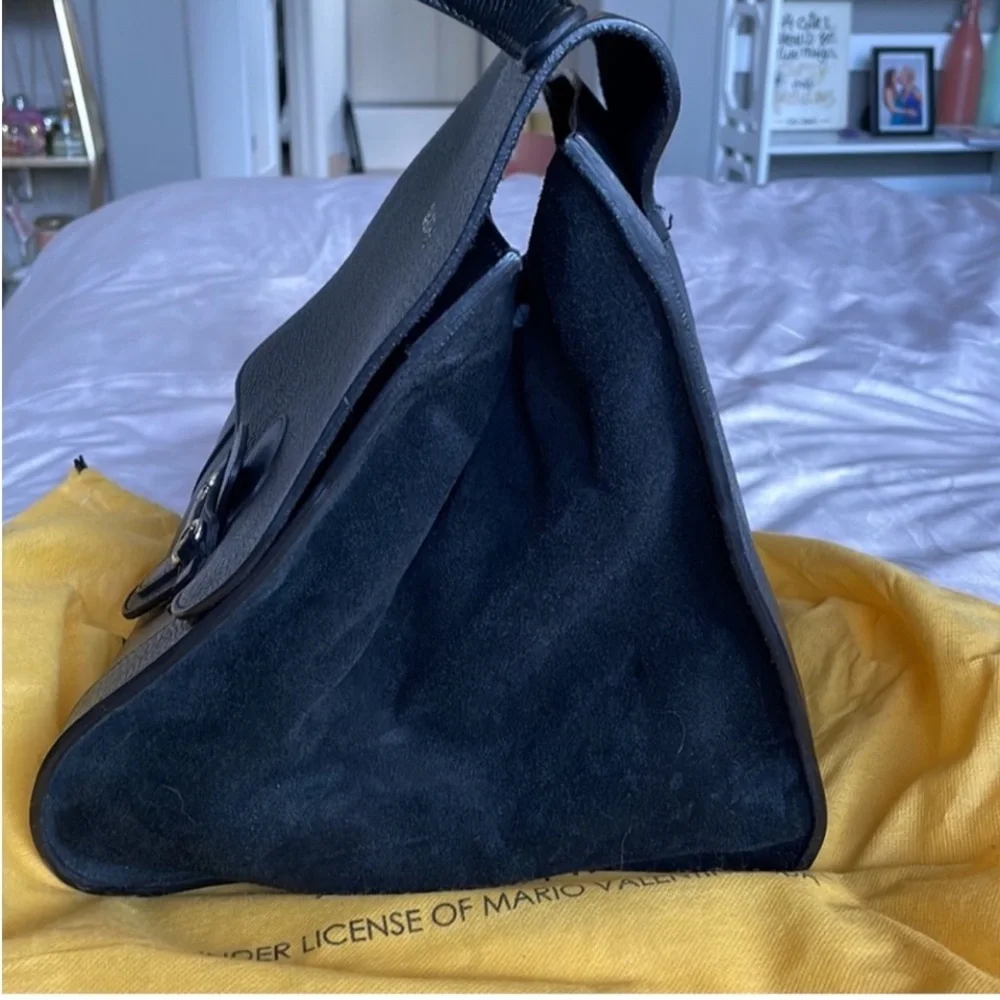 Valentino Black Genuine Leather large Bag brand new with the tags and receipts. - Picture 13 of 15